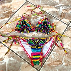 Agua bendita two piece swimsuit small